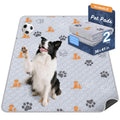 WanpeeGoo Washable Pee Pads for Dogs, Waterproof, 18 x 24 in, 4 Pack, Gray | Super Absorbent, Waterproof and Non-Slip; Washable, Reusable Dog Pads for Crates, Playpens, Floors, Furniture and Travel