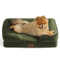 Bedsure Orthopedic Dog Bed Medium Size Dogs - Washable Small Medium Dog Cat Bed Waterproof, Comfort Cats Couch Sofa with Washable Removable Cover, Pets Bed with Nonskid Bottom, Grey, 28"