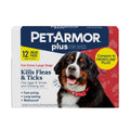 PetArmor Plus Flea & Tick Topical Dogs 45-88 lbs, 6-Month | Ideal for Large Dogs 45-88 lbs; Kills Fleas, Eggs, Larvae, Ticks & Lice; 6-month supply; Waterproof Nose-to-Tail