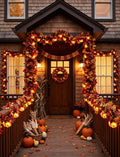 8.5Ft Thanksgiving Turkey String Lights, 10 LED Outdoor with Garland Decor