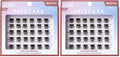 KISS Falscara DIY Eyelash Extension Lengthening Wisps - Featherlight Synthetic Reusable Artificial Eyelashes Multipack of 24 Mini Lash Clusters for that Authentic Eyelash Extension Look