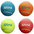 Outward Hound Squeaker Ballz – Squeaky Tennis Balls for Dogs Under 50 lbs, Interactive Dog Toy for Fetch & Training, Medium (2.5"), 4‑Pack