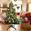 Rolling Christmas Tree Stand with Wheels Universal Base 9FT Artificial Tree