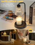 GODONLIF Candle Warmer Lamp with Timer, Birthday Gifts for Women Home Decor | 24h Cycle Timer Dimmable Wax Melt Warmer with 2 Bulbs, Fall Decor for Home Living Room Halloween Decorations Gifts for Mom