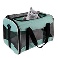 Cat Carrying Case - Pet Carrier Airline Approved, Protable and Breathable Pet Travel Carrier Removable Fleece Pad, Collapsible Cat Carrier Dog Carrier for Medium Cats Small Cats Dogs (Small, Pink)