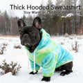 Tie-Dye Dog Hoodie Sweaters for Large Dogs Designed Dog Clothes