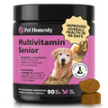 10-in-1 Dog Multivitamin Supplement with Glucosamine & Probiotics - Hip & Joint Support, Digestive Health, Immune Support, Heart & Skin - All-in-One Daily Vitamins & Omega-3s (Peanut Butter, 90 ct)