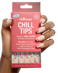Chillhouse - Chill Tips, Press on Nails Kit - Sea Siren (Almond) - 30 Nail Shapes & Sizes - Up to 2 Weeks of Wear - Customizable Fit - Reusable - Latina Founded & Women Owned - Beauty & Self Care