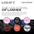 Lashify Star Burst 16mm Gossamer DIY Eyelash Extensions Refill, The Ultimate Multi-Length Multi Layered Lash, Black, Easy False Lashes