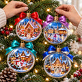 16Pcs Gingerbread Cat Christmas Ornaments