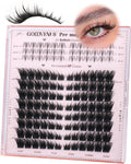 Goddvenus Manga Lash Clusters With Spikes Wispy Cluster Eyelash Extensions Fluffy Anime Eyelashes Clusters Reusable Faux Mink Fairy Individual Lash Extension (D Curve 12-18mm 204 pieces)