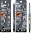 Revlon ColorStay Pencil Waterproof Eyeliner, Smudge-Proof, Eye Makeup with Built-In Sharpener, Long-Lasting, Matte Finish, 202 Black Brown, 0.01 oz
