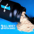Rule 1 Proteins Whey Protein Powder, Vanilla Ice Cream, 68 Servings | 24g Fast-Acting Protein from All-Whey Sources with Naturally Occurring EAAs & BCAAs for Workout Recovery or Anytime Use
