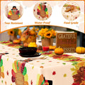 3 Pack Thanksgiving Tablecloths, 108" x 54" Disposable Turkey Table Cloth