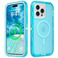 Follaroma Magnetic for iPhone 16 Plus Case, Heavy Duty Phone Cases, Clear