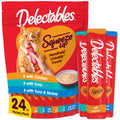 Delectables Squeeze Up Variety Pack, Creamy Squeezable Puree, Lickable Wet Cat Treats, Grain Free, No Added Fillers, No by-Products, No Added Preservatives, 0.5 Ounces Tube, 72 Tubes Total