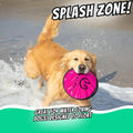 Hyper Pet Flippy Flopper Flying Disc Soft Dog Toy 9 Inch, Floats, 2 Pack | Safe on teeth for all breeds, stays on the water surface for pool and lake fetch games, colors may vary with every order