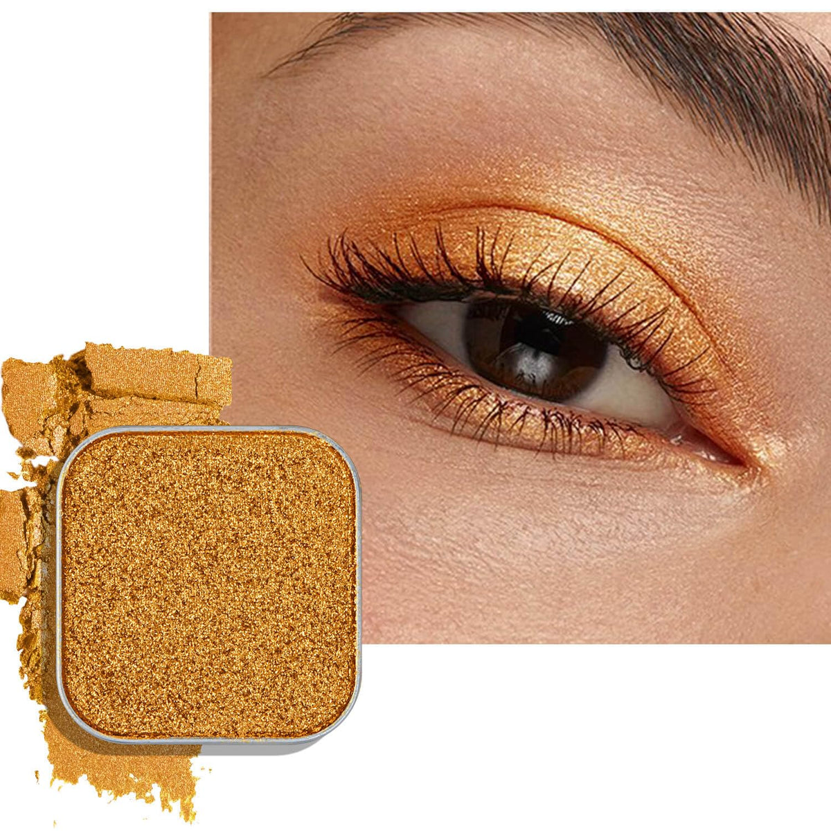 Chameleon Duochrome Eyeshadow, Mauve Taupe with Blue-Green Shift
