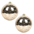 Extra Mercury Hanging Shatterproof Tree Ball Christmas Ornaments(Gold, 4 inch/4 Pcs)
