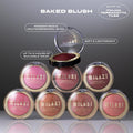 Milani Baked Blush, Updated Powder Blush for Cheeks, Cruelty Free Makeup - Shape, Contour & Highlight Face for a Shimmery or Matte Finish - Luminoso