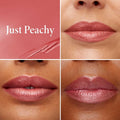 LAURA GELLER NEW YORK Jelly Balm Tinted Lip Balm – Just Peachy – Hydrating Lip Color with Shine Finish – Squalane & Vitamin E – Buildable Sheer to Medium Coverage – Vegan & Cruelty-Free