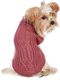 Cat Sweater Stretchy,19 Colors,6 Sizes,Snug Winter (Maple Leaf Red, Medium, Vest)