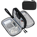 FYY Electronic Organizer, Travel Tech Pouch Bag, Cable Organizer Black