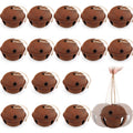 Zhengmy 16 Pcs Large Christmas Jingle Star Bell Xmas Ornament, Gold