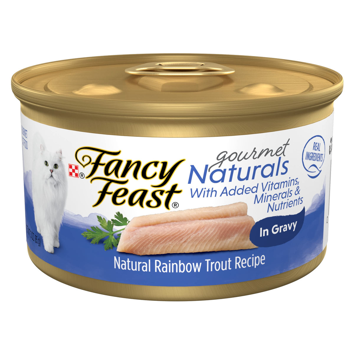 Purina Fancy Feast Gravy Lovers Poultry and Beef Grilled Gourmet Wet Cat Food Variety Pack - (Pack of 30) 3 oz. Cans