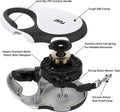 TUG 360° Tangle-Free Retractable Dog Leash | 16 ft Strong Nylon Tape | One-Handed Brake, Pause, Lock (Medium, White)