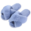 Evshine Memory Foam Fuzzy House Slippers for Women