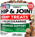 Hemp Calming Chews for Dogs - 240 Treats - Advanced Dog Calming Chews - Anxiety Relief Supplement Treats with Melatonin - Sleep Aid for Separation, Barking, Stress, Hip and Joint Support Made in USA