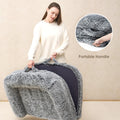 EHEYCIGA Orthopedic Foldable Human Dog Bed - 72x44x11, Grey