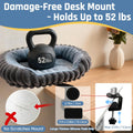 LECHONG Cat Desk Bed for Indoor Cats, 360° Rotating, Supports Up to 52 lbs