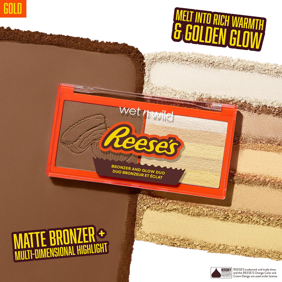 Reese's Bronzer and Glow Duo - Hershey's Trick-or-Treat Halloween Candy