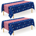3 Pack Thanksgiving Tablecloths, 108" x 54" Disposable Turkey Table Cloth
