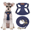 Puppytie xs Dog Harness with Multifunction Dog Leash,Soft Adjustable No Choke Escape Proof Pet Harness Vest,red-Camellia,XS