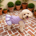 YUDODO Pet Dog Dress for Small Dogs Girl, Pet Summer Clothes with Bowtie | Soft, Stretchy, Breathable, Sleeveless, Cute Princess Pet Dress, For Yorkie Chihuahua Maltese, Purple, S
