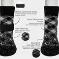 Anti Slip Dog Socks to Prevent Licking Paws, Dog Shoes for Hot Pavement, Dog Booties for Small Medium Large Senior Dogs, Traction Control Boots & Paw Protectors for Hardwood Floors