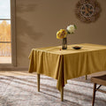 Christmas Gold Velvet Table Cloth Rectangle Table Fall French Table Cloth