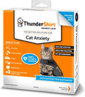 Thundershirt Classic Cat Anxiety Jacket, Heather Gray, Medium (9 to 13 lbs), THU-009
