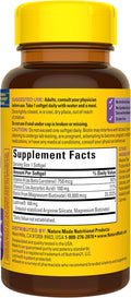 Nature Made Hair Growth Softgels, Clinically Studied Lustriva + Biotin, Vitamin C & A, Hair Growth Vitamins - Support Healthy Hair as You Age, 30 Softgels, 30 Day Supply