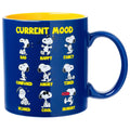 Silver Buffalo Peanuts Snoopy Fall Leaf, Wide Rim Ceramic Mug, 16oz