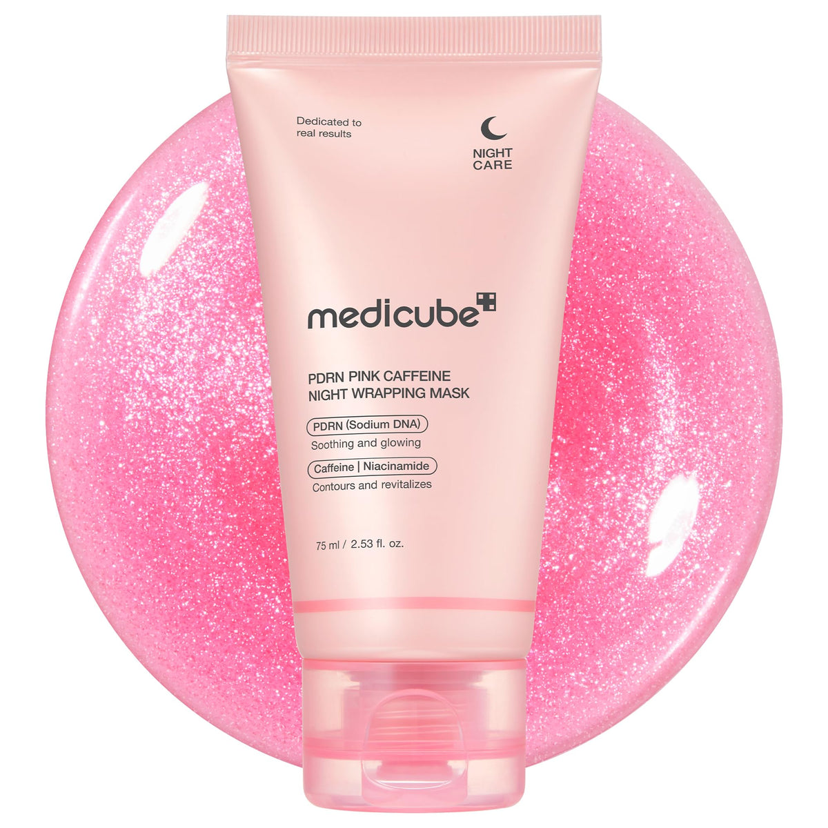 medicube Wrapping Mask Collagen Glazed Milky Glow Daytime Peel Off Mask | Quick and Easy Care with Glutathione, Niacinamide for Plumped, Hydrated & Smooth Skin | Korean Skin Care, 2.53 fl.oz