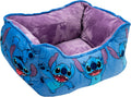 Disney Dog Bed, Stitch Poses Blue, Cuddler