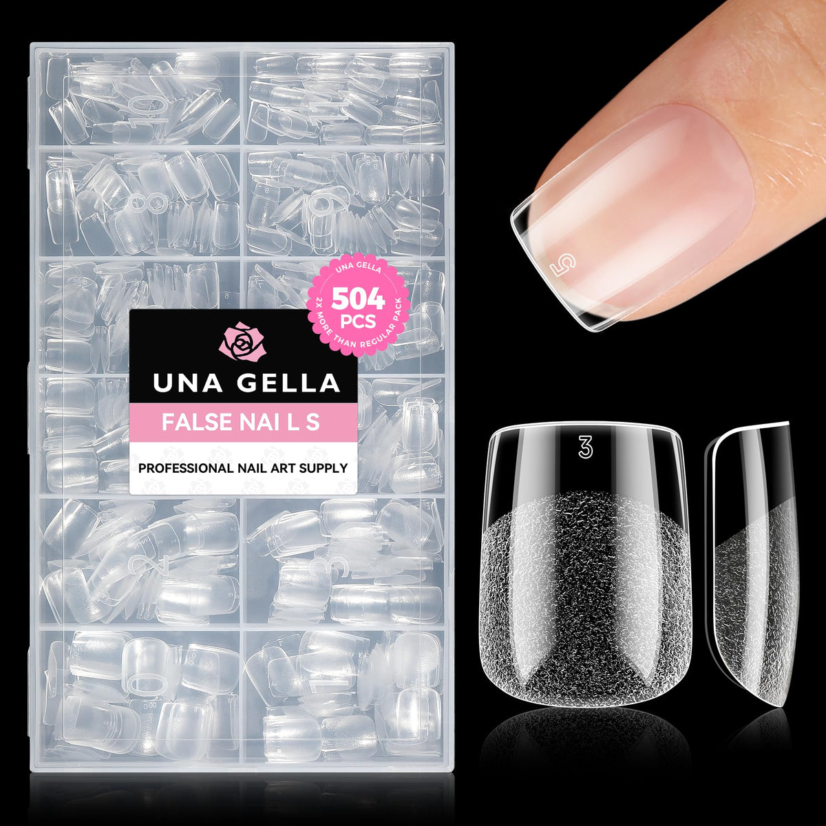 UNA GELLA Nail Glue Strong Gel No U V, 15g*2pcs Nail Glue for Press Ons No Lamp Needed, Quick Dry Semi Solid Nail G LUE, Super Strong Gel glue for Nails Long Lasting Extension DIY Kit