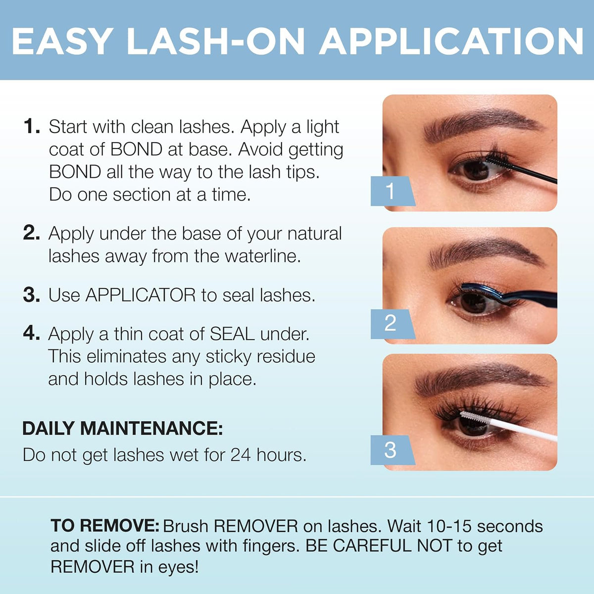 Ardell Seamless Eyelash Extension Bond & Seal, Long-Lasting Lash Adhesive and Sealant for Everyday Use