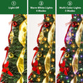 Alupssuc 6FT Pop Up Christmas Tree, Full Shape, Remote, Dual Color Lights