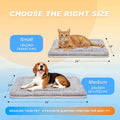 Self Warming Cat Bed, Reversible Cooling Mat for Cats, Gray, 18 x 24 Inches