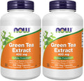 NOW Foods Supplements, Green Tea Extract 400 mg with Vitamin C for Dietary, Cellular Protection*, 250 Veg Capsules